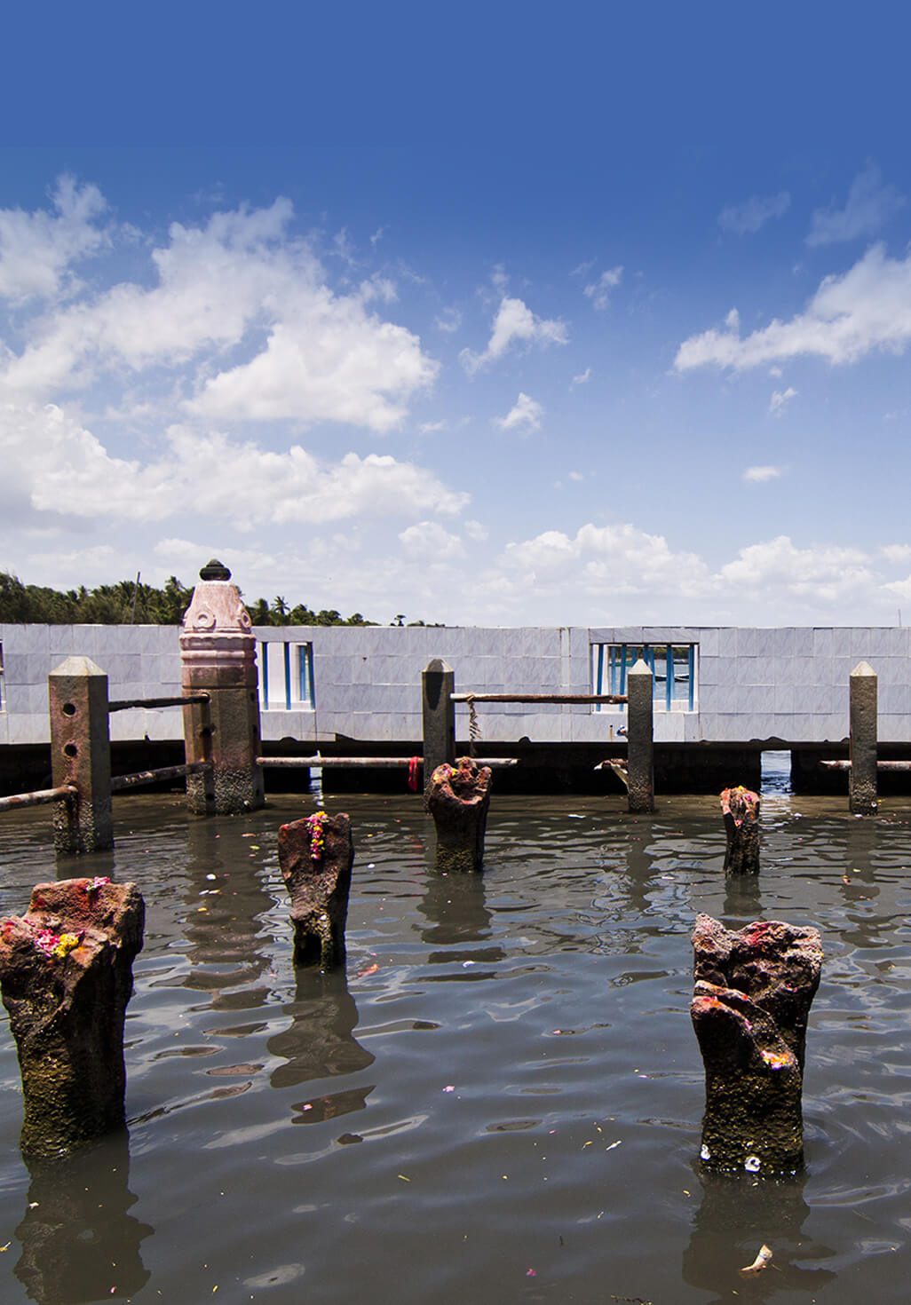 A photo of the Navagraha Temple in Devipattinam.