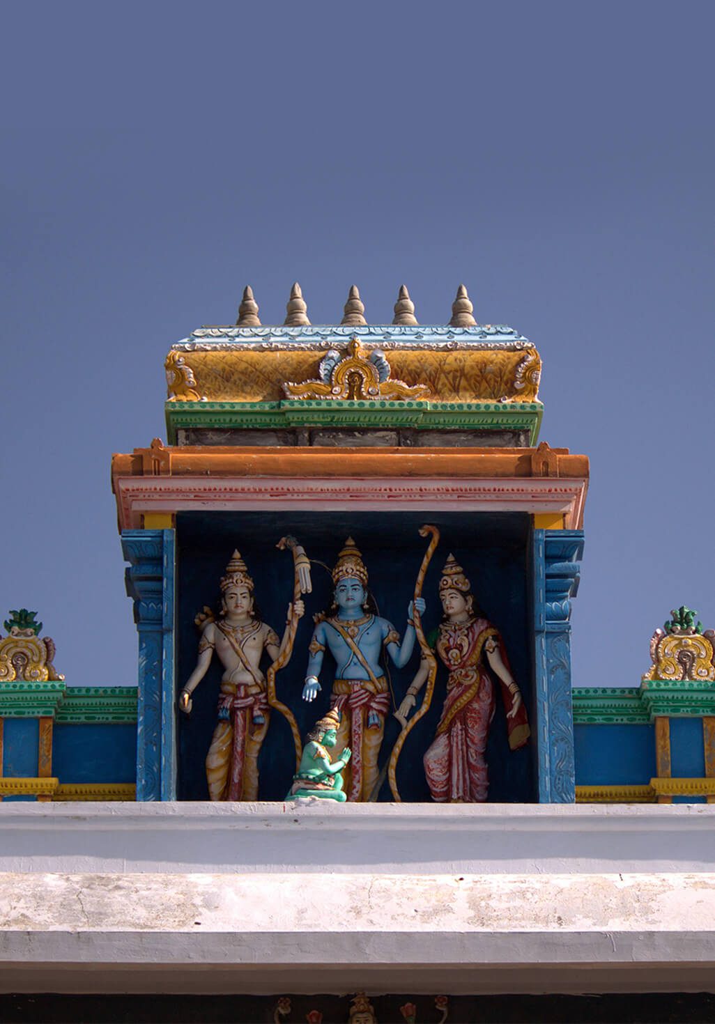 A photo of Setu-Chhedukarai, the site where the mythical Rama's Bridge was first built.