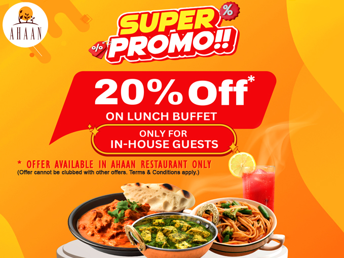 20% Off On Lunch Buffet